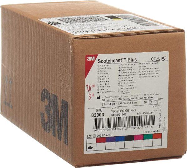 3M Scotchcast Plus 7,5 cmx3,65 m bianco 10 pezzi