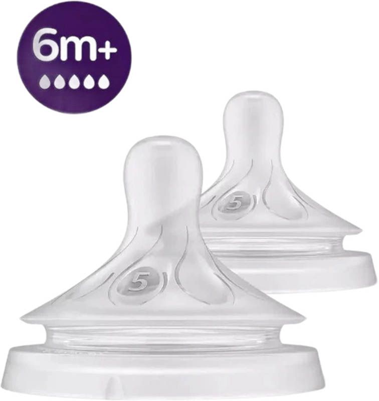 Philips AVENT Tettarella a risposta naturale Gr5 6M+ 2 pezzi