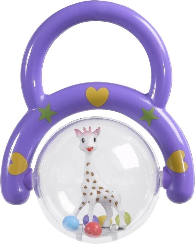 Sophie la girafe che afferra il sonaglino