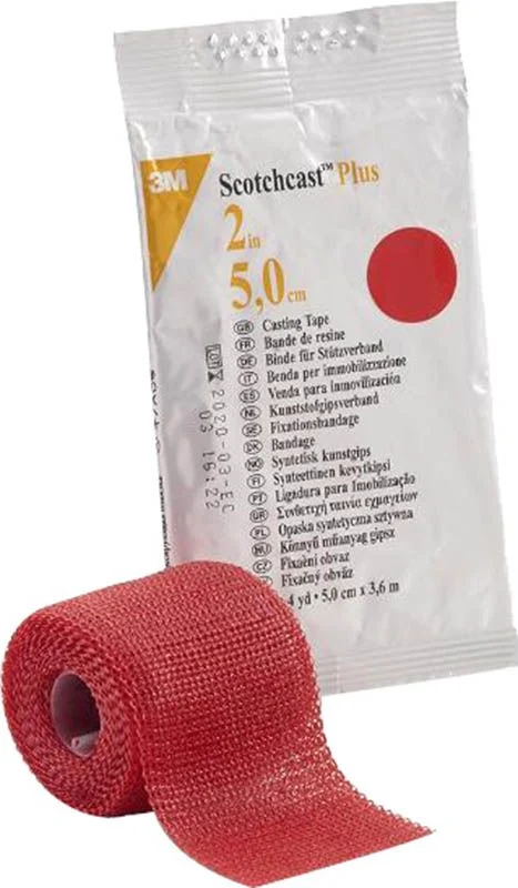 3M Scotchcast Plus 5cmx3,65m rosso