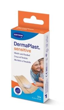 DermaPlast® Sens medicazione rapida 4x10cm beige 10 pezzi