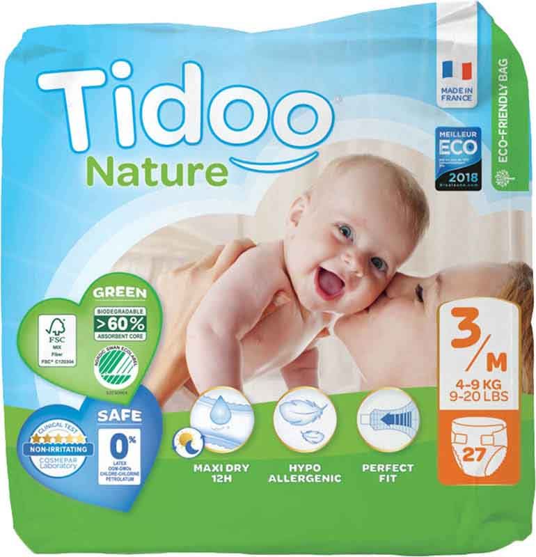 Pannolini TIDOO T3/M (4-9kg) Singolo 27 pezzi