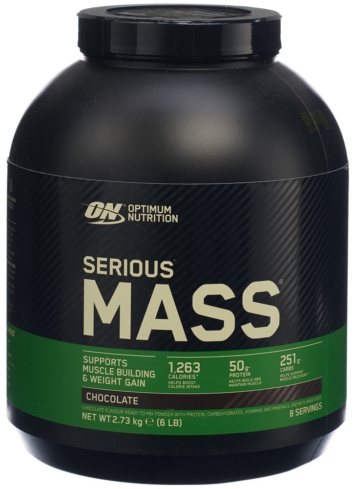 OPTIMUM Serious Mass Chocolate 6lb Ds 2730g