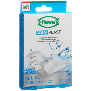 Flawa Aqua Plast strisce di gesso impermeabile 3 misure 7 pezzi