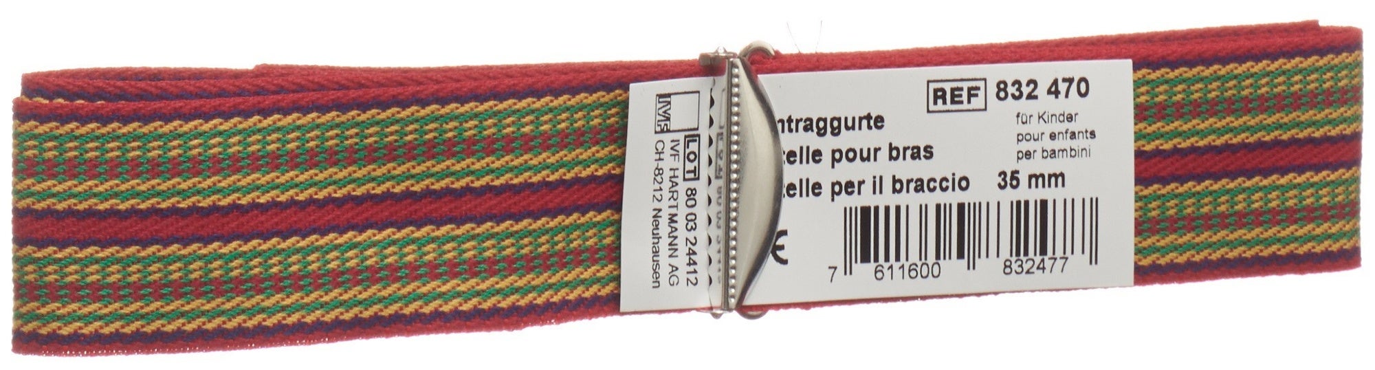 Cintura di sostegno per braccia FIV per bambini 150cmx35mm colorata
