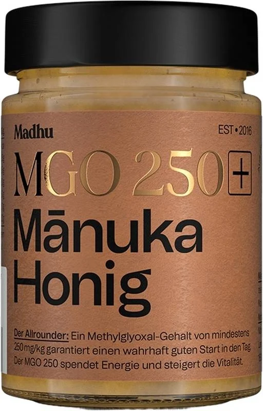 MADHU Miele di Manuka MGO250 250g