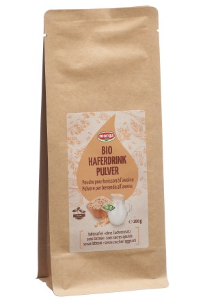 Morga bevanda d'avena in polvere gf bio 200g