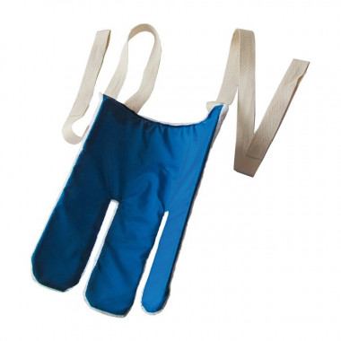 Calzino Sundo in spugna blu/bianco con coulisse in nylon