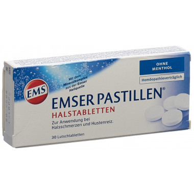 Pastiglie Emser senza zucchero con salvia 30 pezzi
