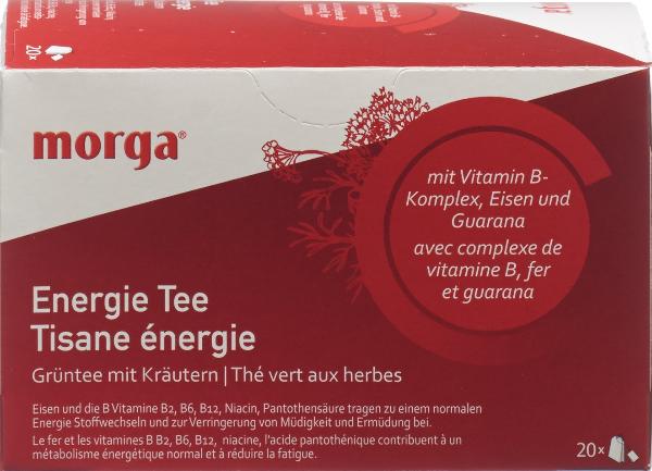 MORGA Tè energetico c/btl 20 pezzi