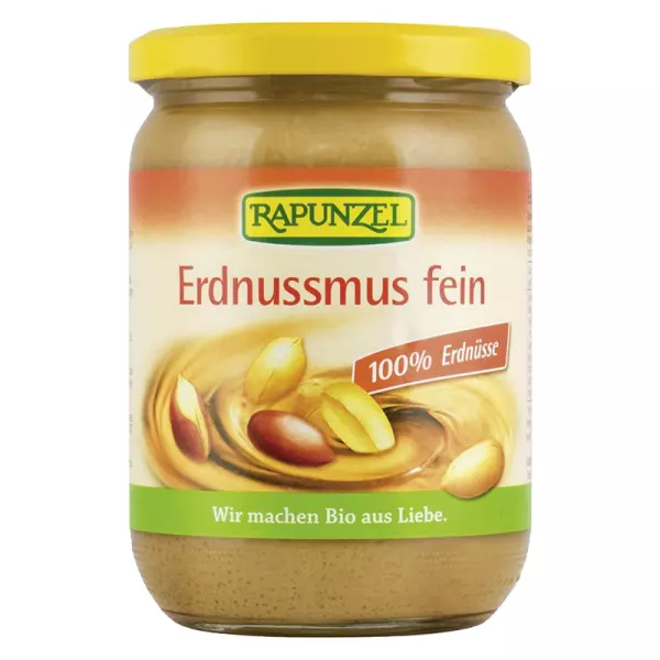 Burro di arachidi Rapunzel fine 500g