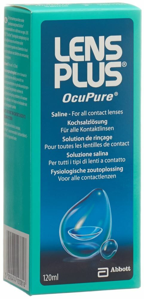 Lens Plus OcuPure soluzione salina 120ml