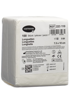 Longuette FIV tipo 17 7,5x10cm 8 pieghe 100 pezzi