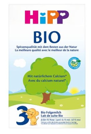 HIPP Latte di proseguimento biologico 3 600g
