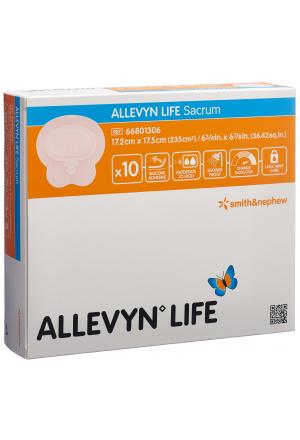 ALLEVYN LIFE SACRUM Medicazione in schiuma di silicio 17,2x17,5 cm 10 pz.