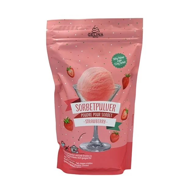 GELINA Royal sorbetto in polvere alla fragola 500g