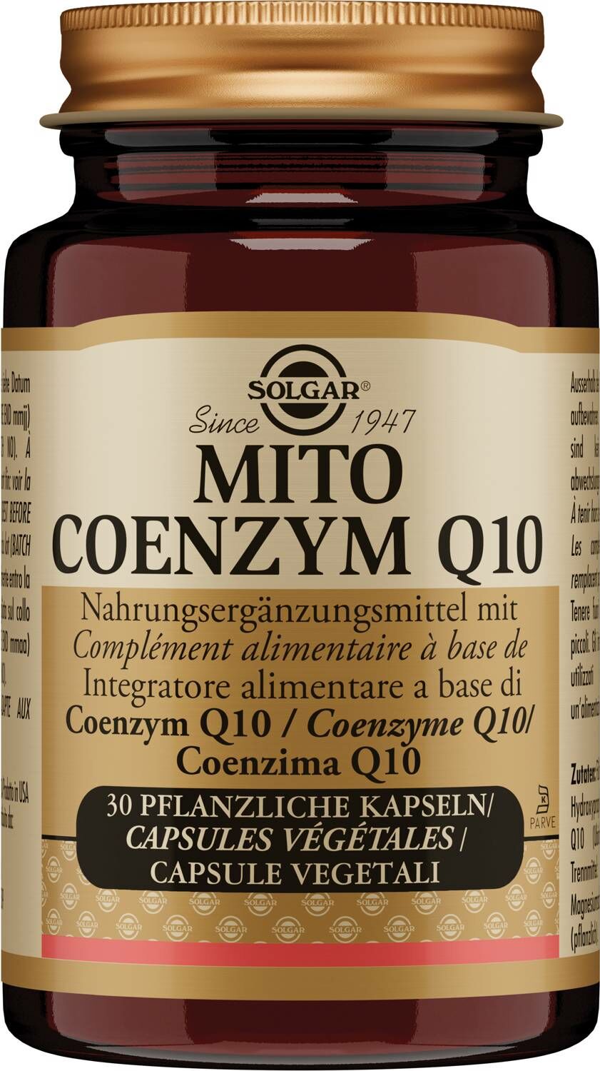 Solgar Mito Coenzima Q10 capsula 30 pezzi