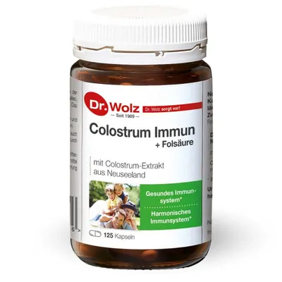 DR. WOLZ Colostrum Immun Folsäure Kapseln 125 Stück