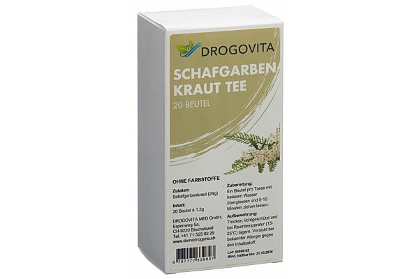 Drogovita Tè all'achillea Btl 20 pezzi
