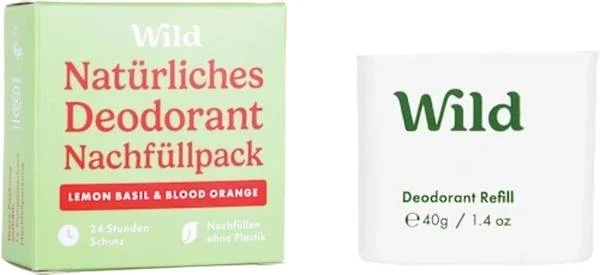 WILD Deo Stick Limone Basilico Ricarica 40g