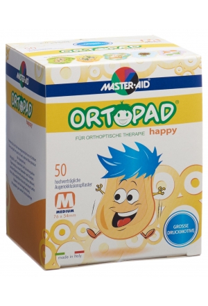 Ortopad Happy Cerotti per occlusione medi 50 pezzi