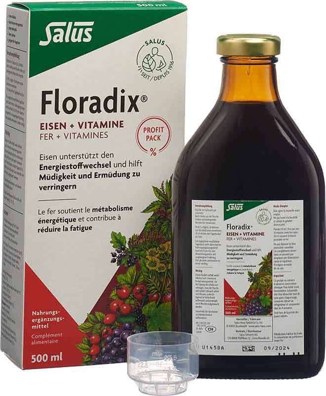 Floradix Ferro + Vitamine Profit 500ml