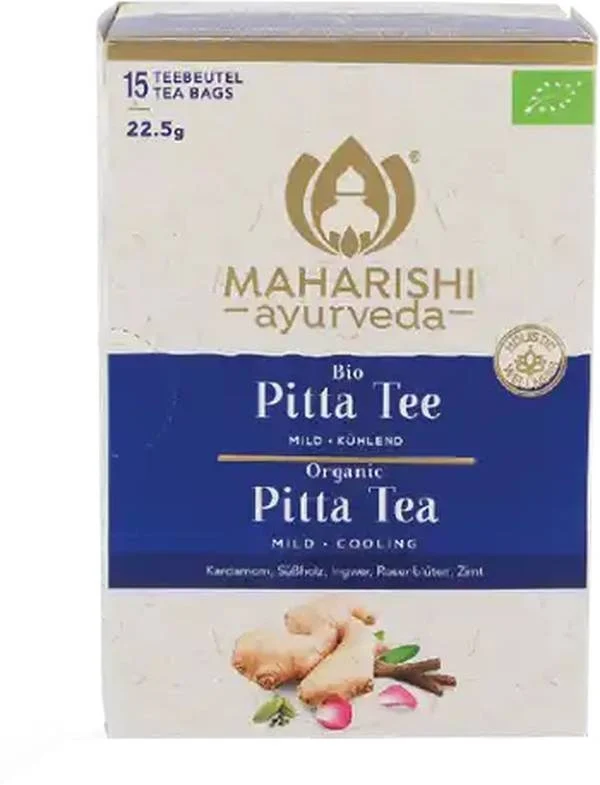 MAHARISHI Tè speziato ayurvedico Pitta, 15 bustine da 1,5 g ciascuna