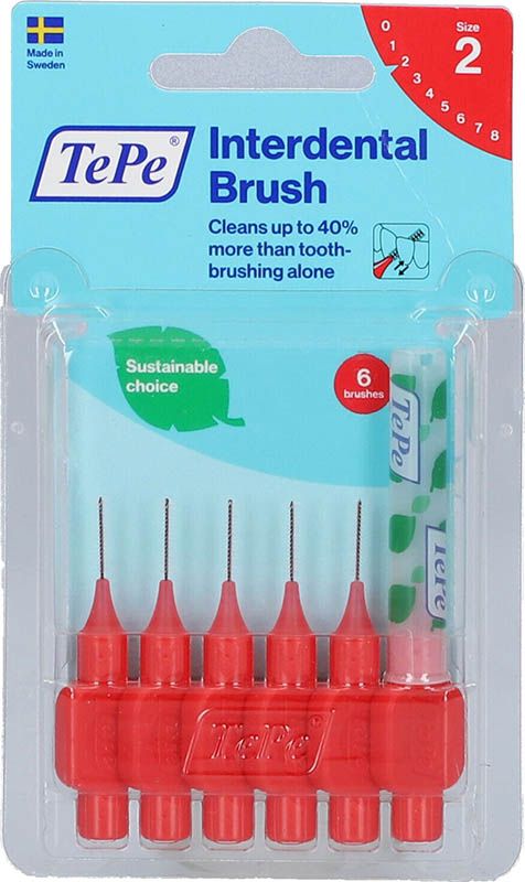 TePe Scovolino interdentale 0,5 mm rosso 6 pezzi
