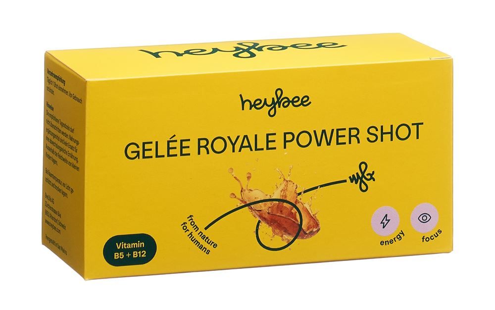 heybee Gelée Royale Power Shot 10 Trinkampullen 12ml