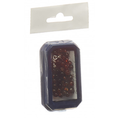 Collana d'ambra Amberstyle cognac dark 32 cm con chiusura a moschettone