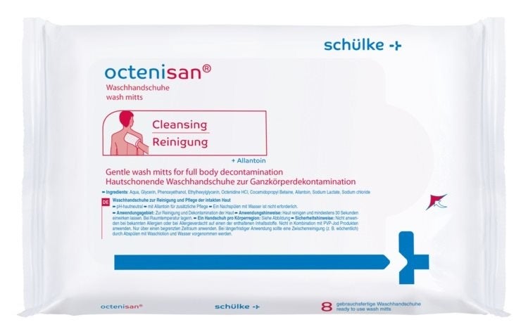 Guanti da lavaggio Octenisan 8 pezzi