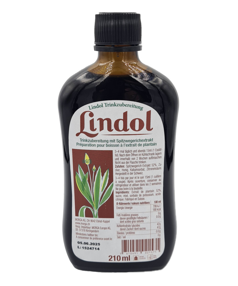 Lindol Piantaggine Fl 210ml