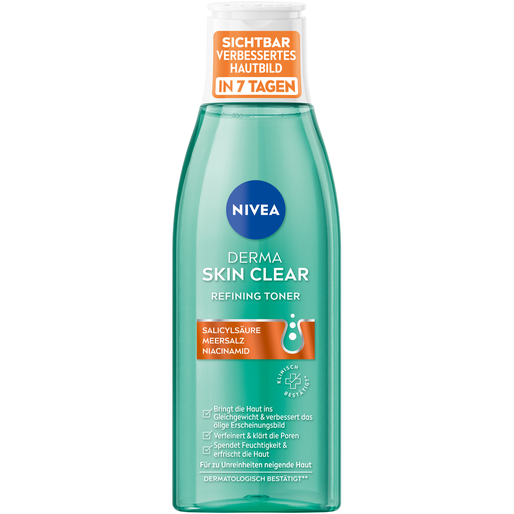 Nivea Derma Skin Clear Tonico per il viso (nuovo) 200ml