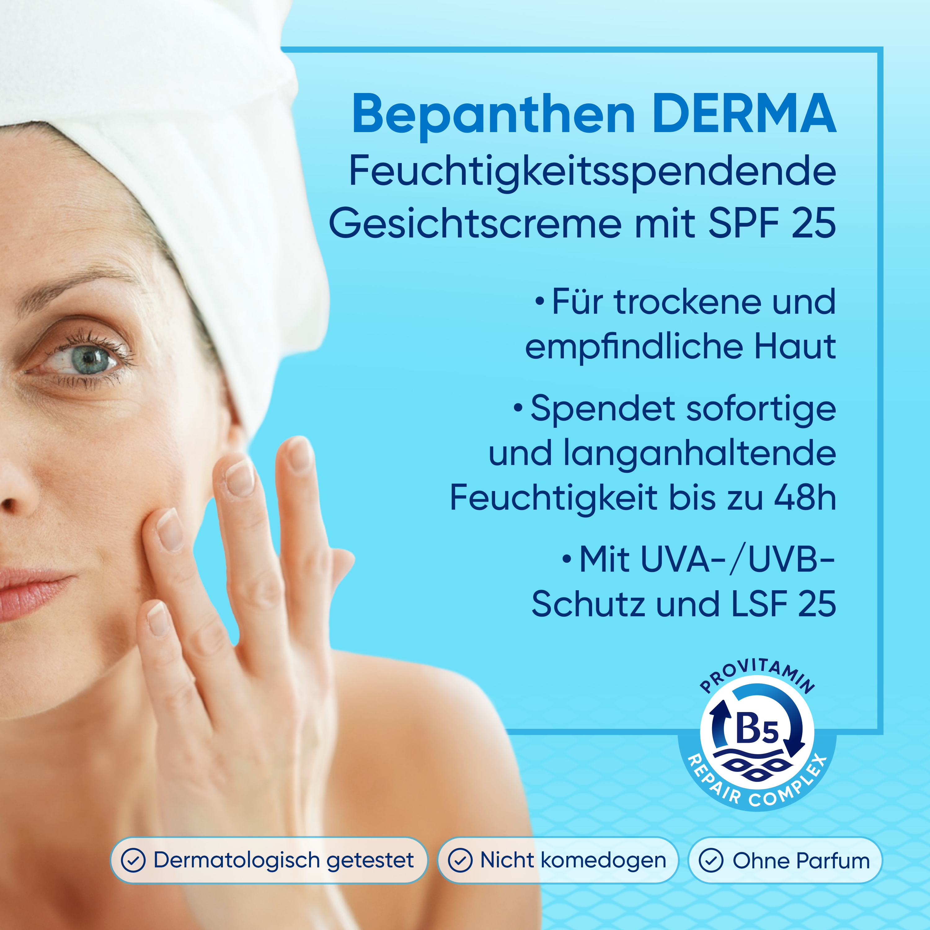 Bepanthen® Derma crema viso idratante SPF25 50ml