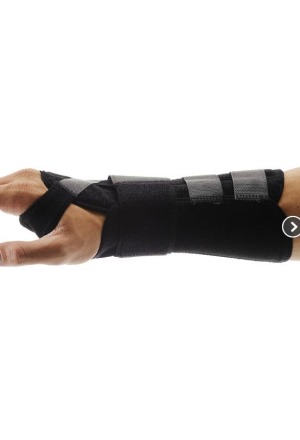 OMNIMED Ortho Manu Flex Polso L 22cm sinistro nero