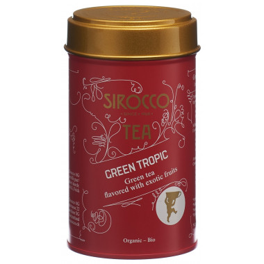 Lattina di tè Sirocco Medio Verde Tropico 80g