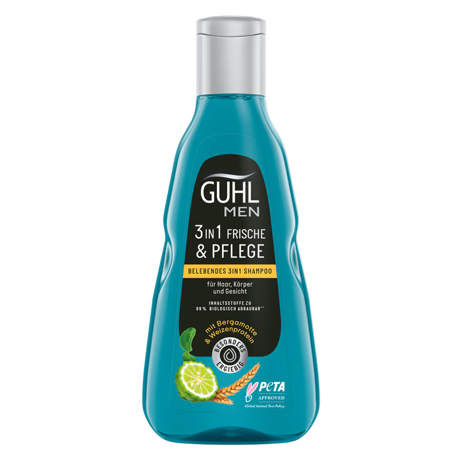 GUHL Uomo 3in1 Shampoo Freschezza e Cura Fl 250ml