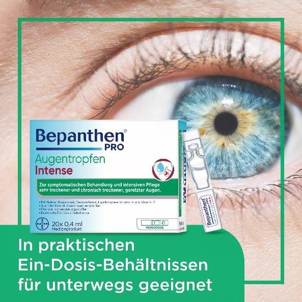 Bepanthen® PRO Gocce oculari Intense Mono 20 x 0,4 ml