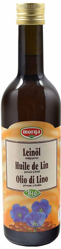 MORGA olio di lino spremuto a freddo biologico Fl 5dl