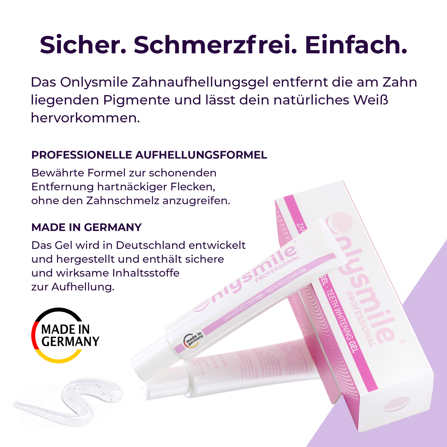 OnlySmile® gel sbiancante per denti confezione doppia 3 x 40 ml
