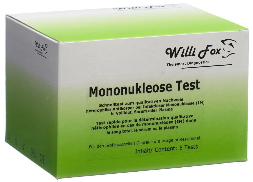 Test per la mononucleosi Willi Fox 5 pezzi