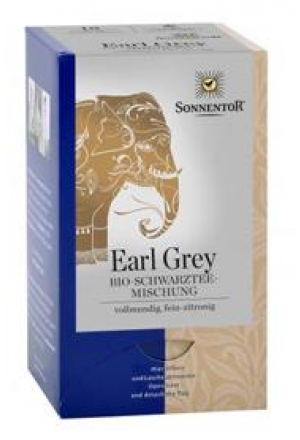 Sonnentor Tè nero Earl Grey Btl Btl 18 pezzi