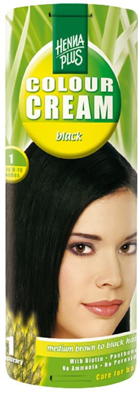 HENNA PLUS Crema colorata 1 nero 60ml