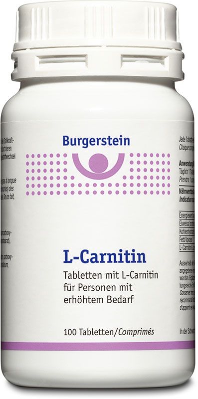 BURGERSTEIN L-Carnitina Compresse 100 pezzi