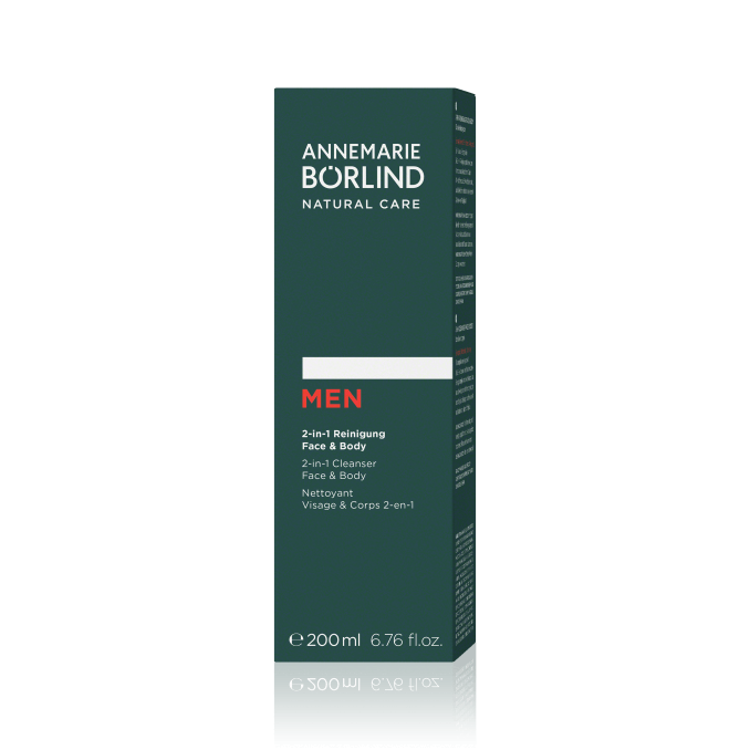 BÖRLIND Uomo 2 in 1 Detergente viso e corpo 200 ml