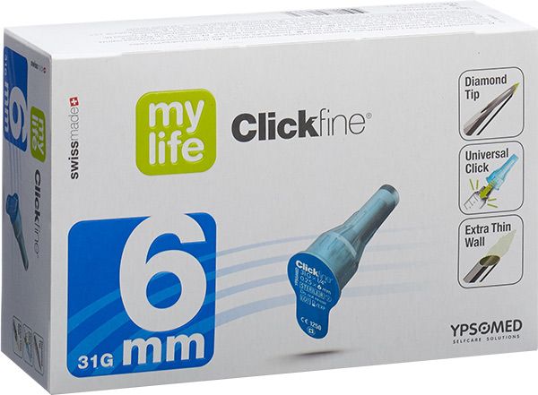 mylife (PI-APS) CLICKFINE Penna Nad 6mm 31G 100 pezzi