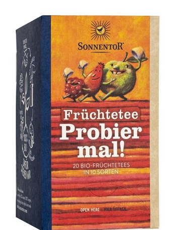 SONNENTOR Provatelo! Tè alla frutta BIO Btl 20 pezzi