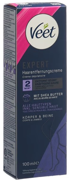 VEET EXPERT Crema depilatoria corpo e gambe 100ml