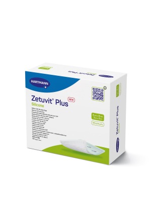 Zetuvit Plus Bordo in silicone 8x8cm 10 pezzi