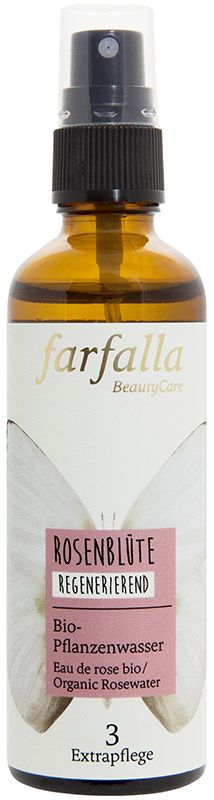 farfalla Acqua vegetale biologica di fiori di rosa Spr 75ml